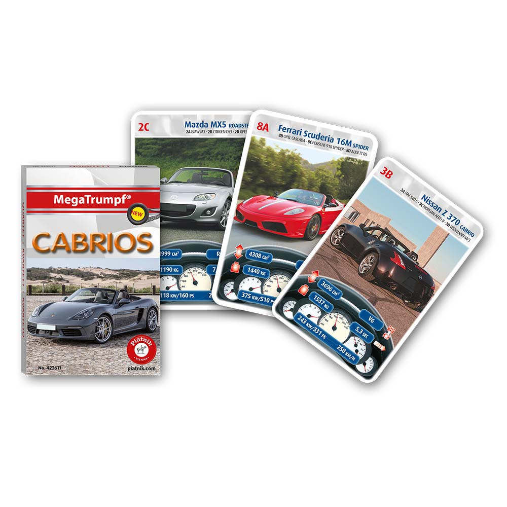 Piatnik karte avtomobili Cabrios 