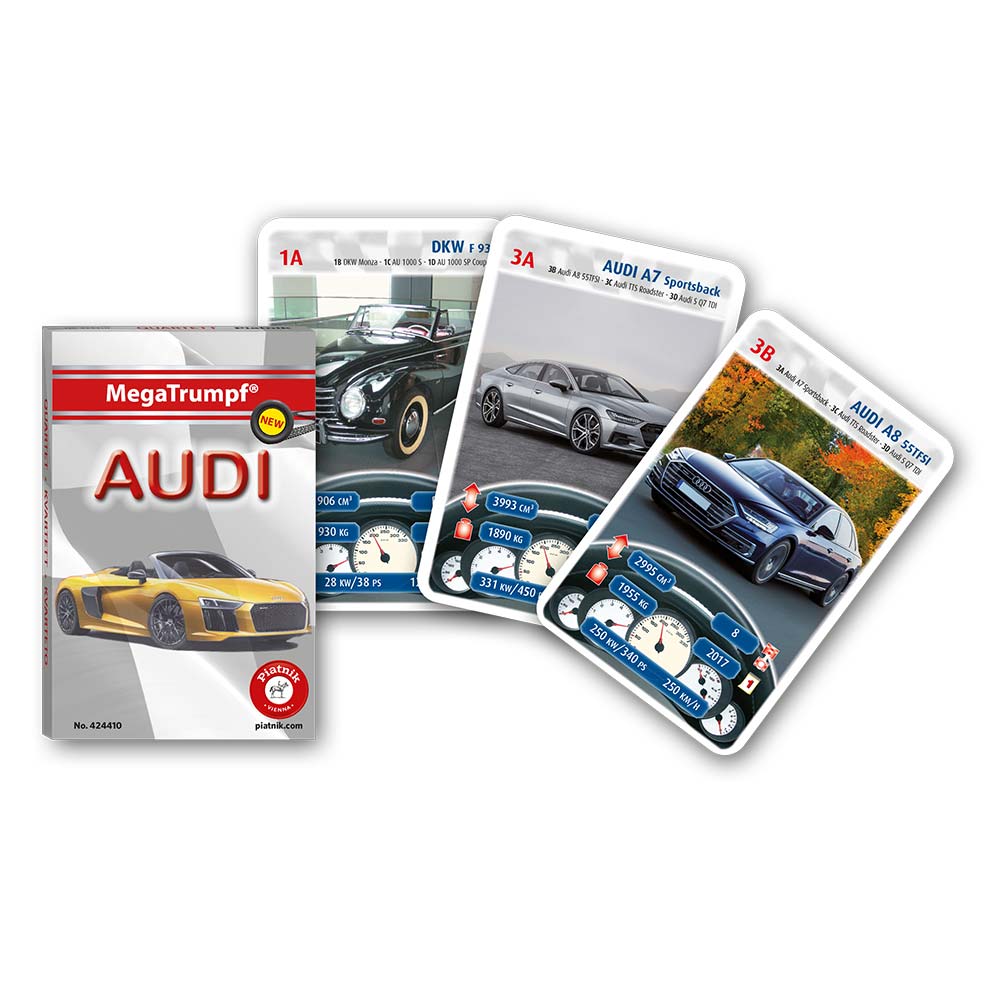 Piatnik karte avtomobili Audi 