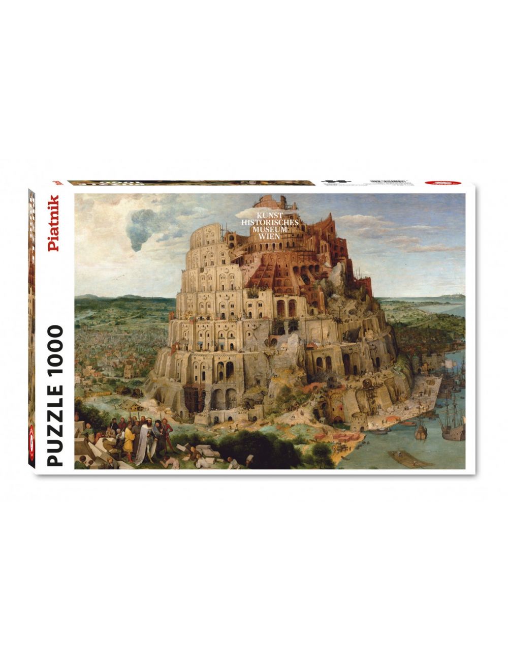 Piatnik puzzle Bruegel Babilonski stolp 