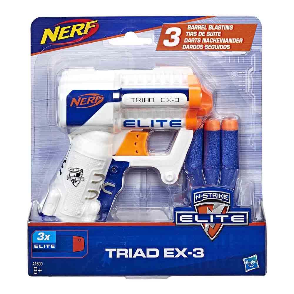 Nerf Elite Triad EX3 metalec 