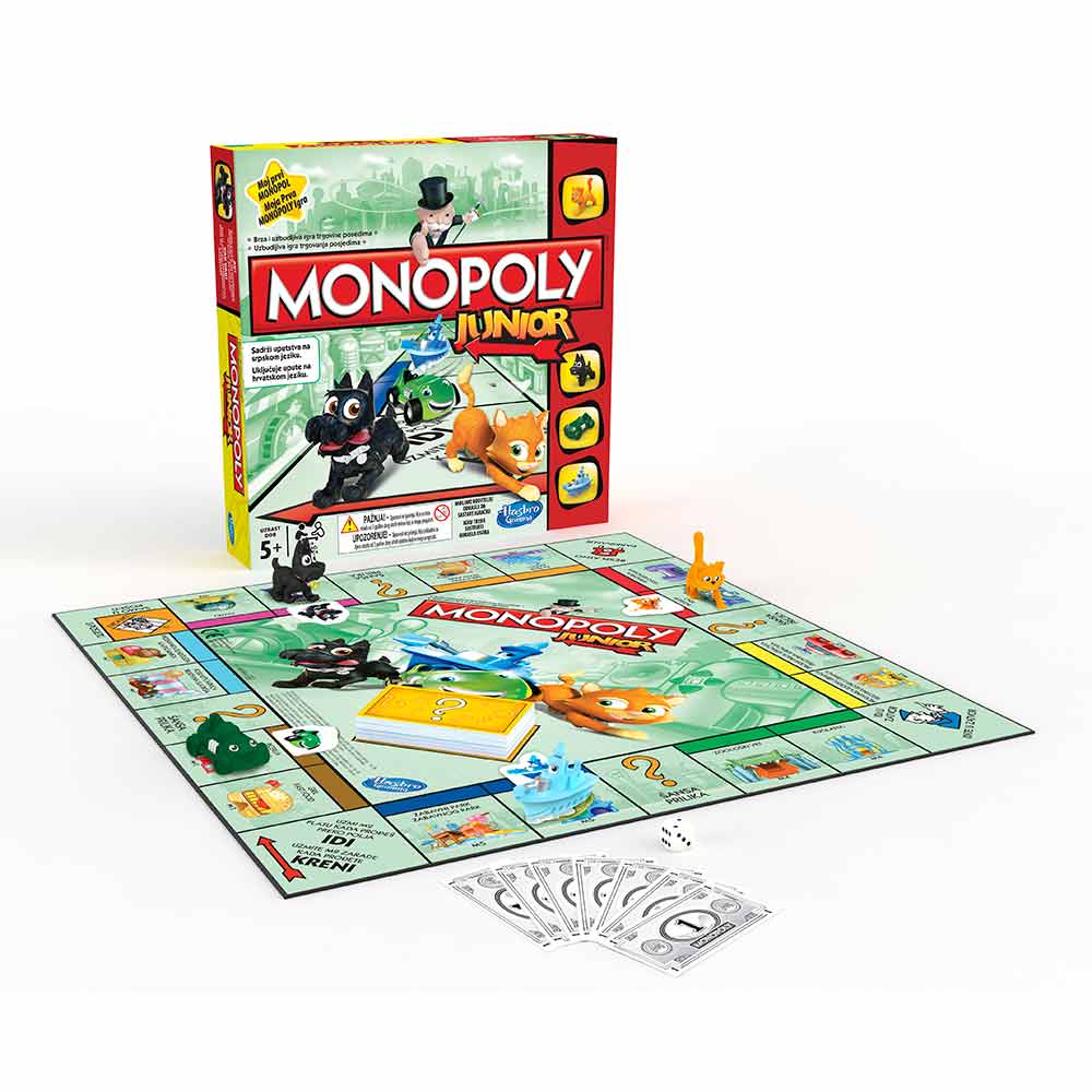 Monopoly Junior društvena igra HR/RS 