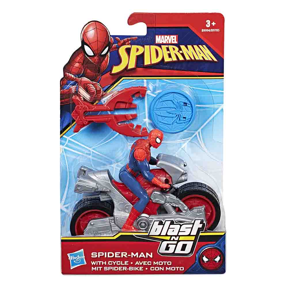 Spider-Man figura z motorjem Blast n Go 