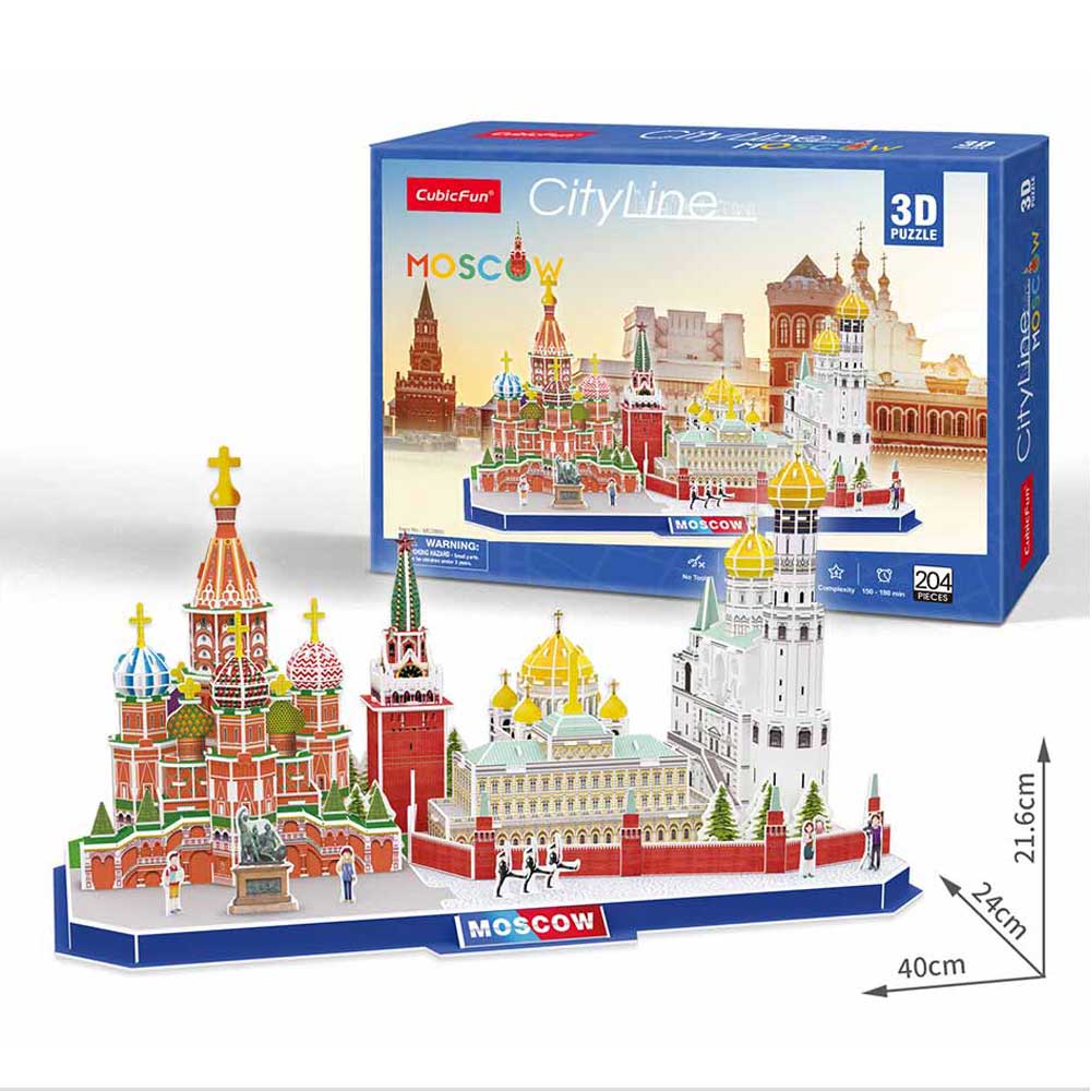 Cubicfun 3D puzle City Line Moskva 