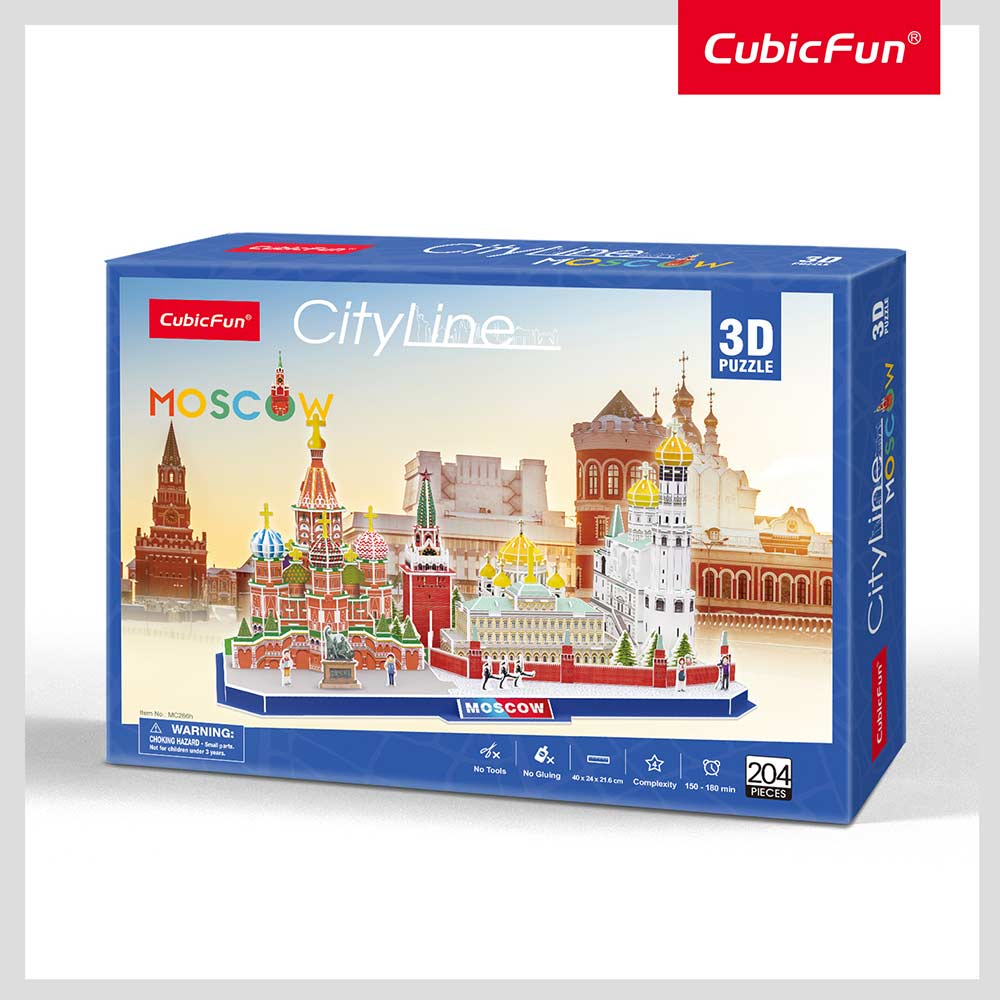 Cubicfun 3D puzle City Line Moskva 