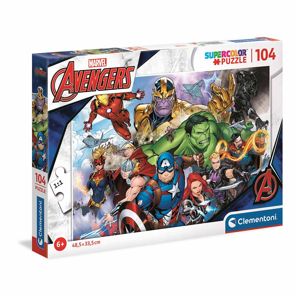 Clementoni puzzle 104 kos - Avengers 