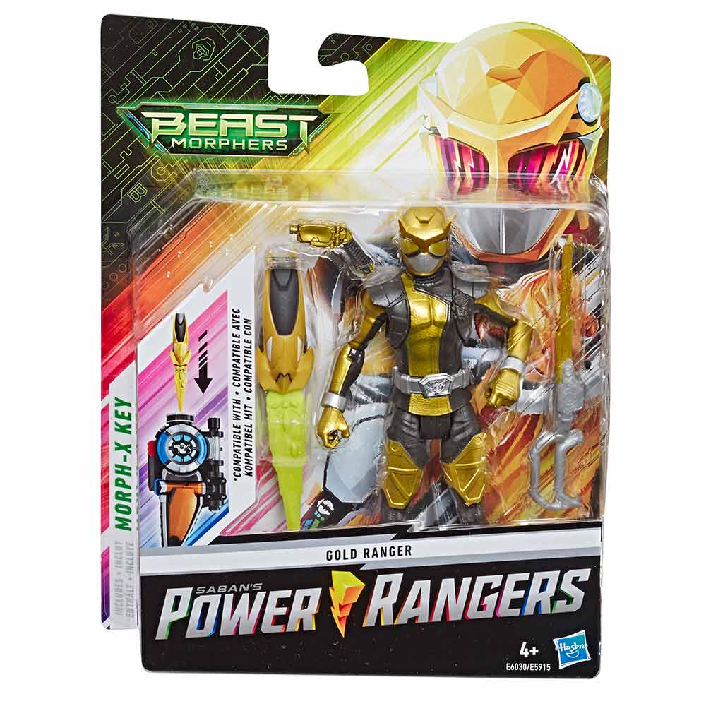 Power Rangers zlat ranger z Morph-X 