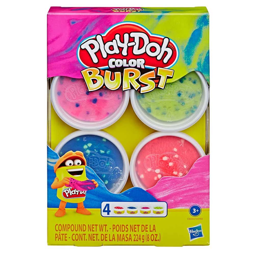 Play-Doh Color Burst set živopisane mase 
