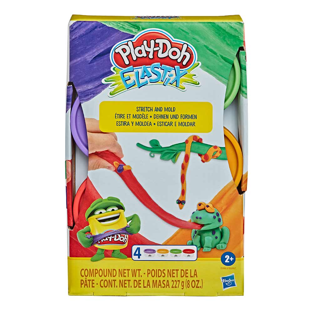 PlayDoh Elastix set 4 lončkov mase A Dexy Co spletna prodaja