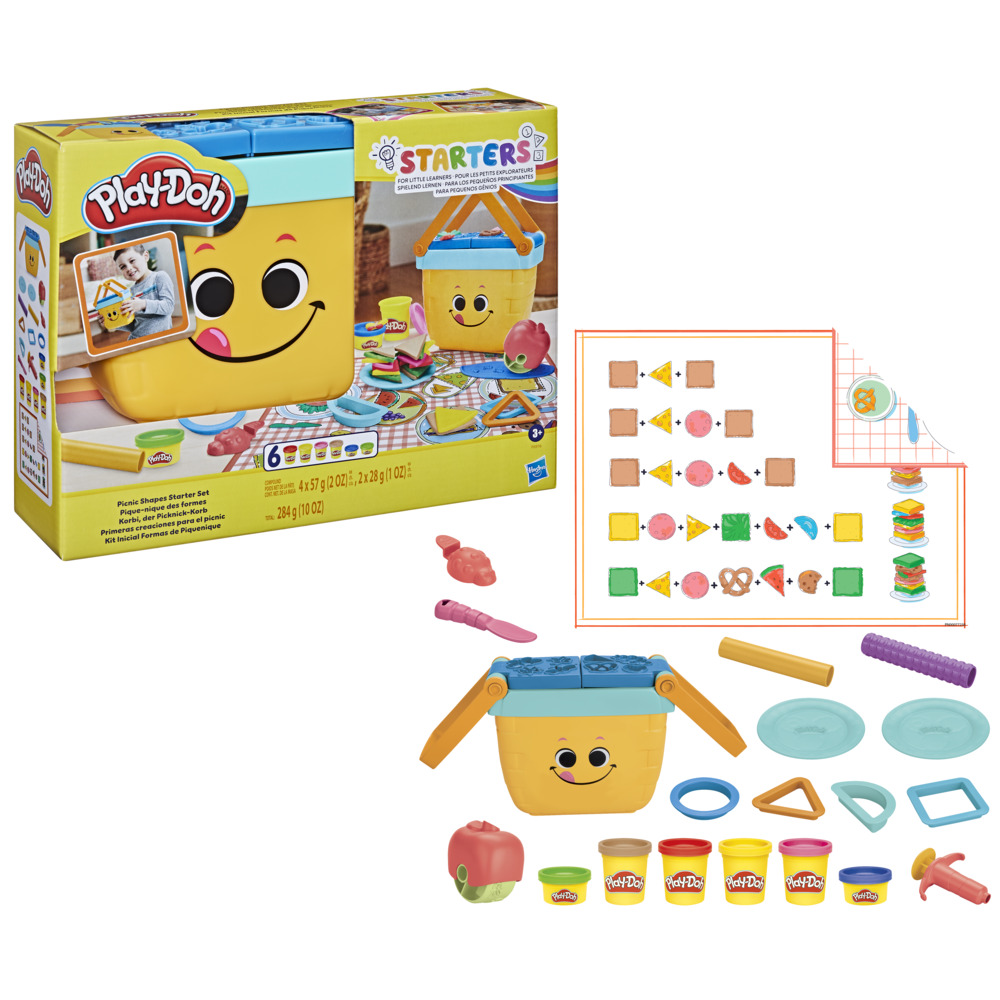 Play-Doh začetni set piknik z oblikami 