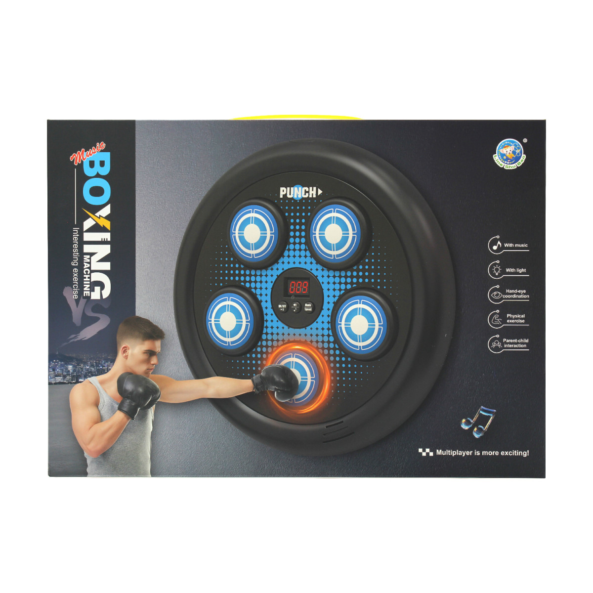 Glasbena tarča za boks z osvetlitvijo 