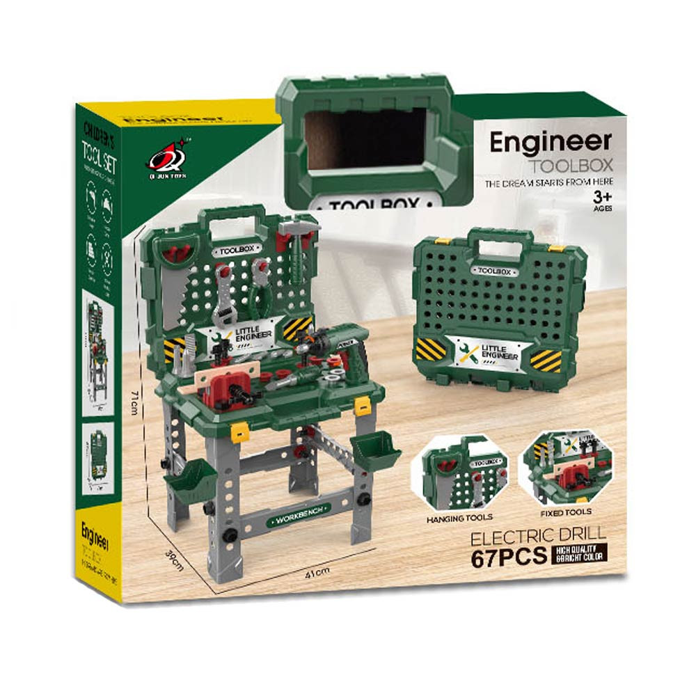 Delovna miza z orodjem 67-delni set 