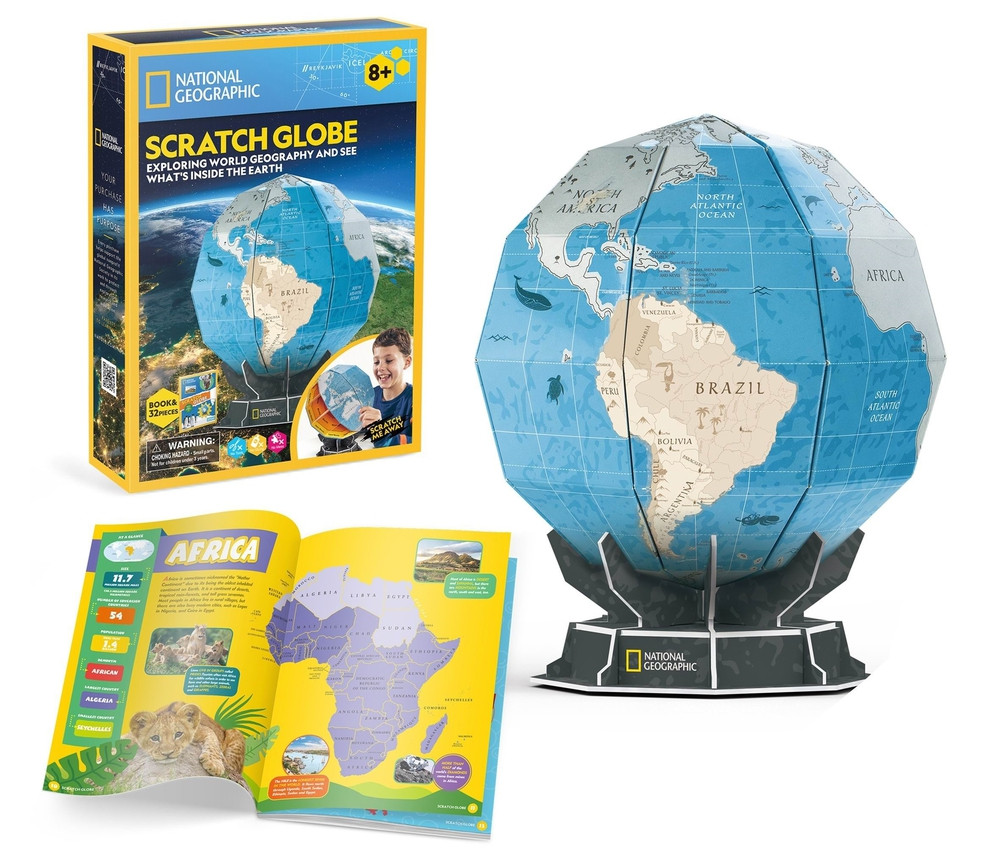 Cubicfun National Geographic 3D globus 
