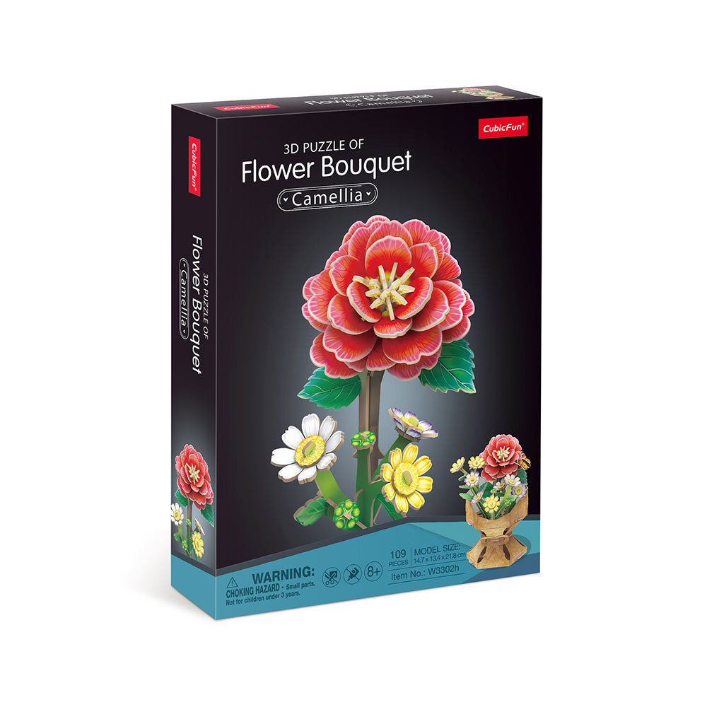 Cubicfun 3D puzle šopek z vrtnico 