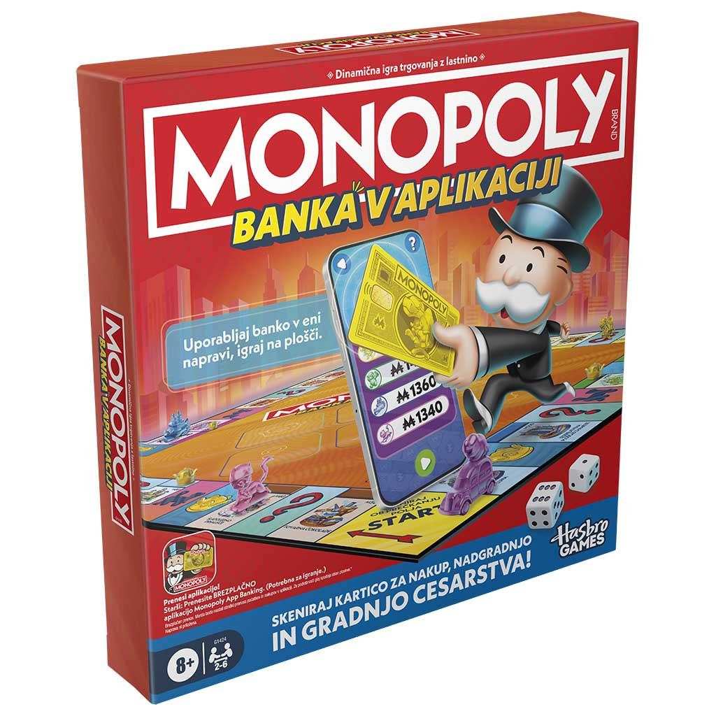Monopoly Banka v aplikaciji 