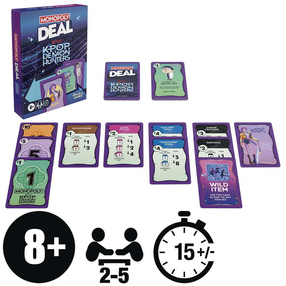 Monopoly Deal K-Pop Demon Hunter 
