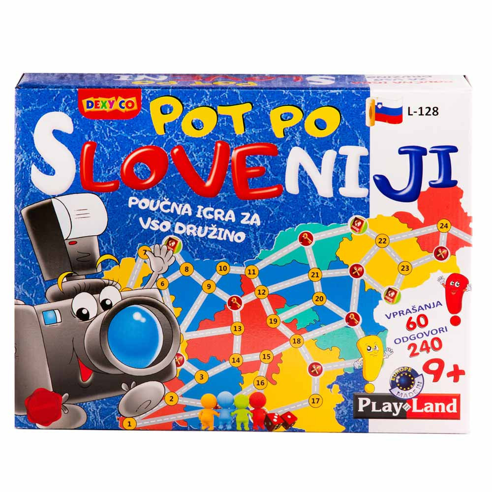 Pot po Sloveniji poučna družabna igra 