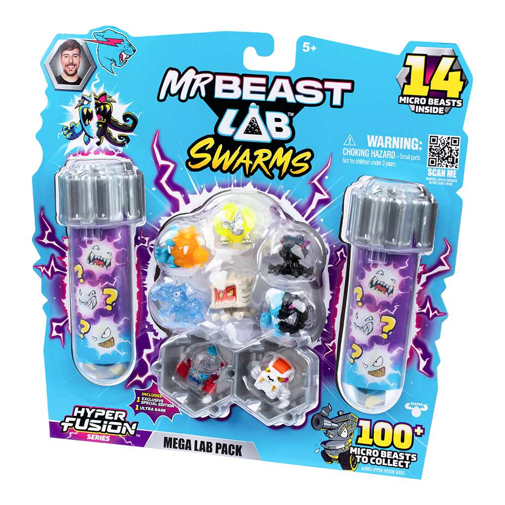 Mr.Beast lab Swarms mega set 14 figur 
