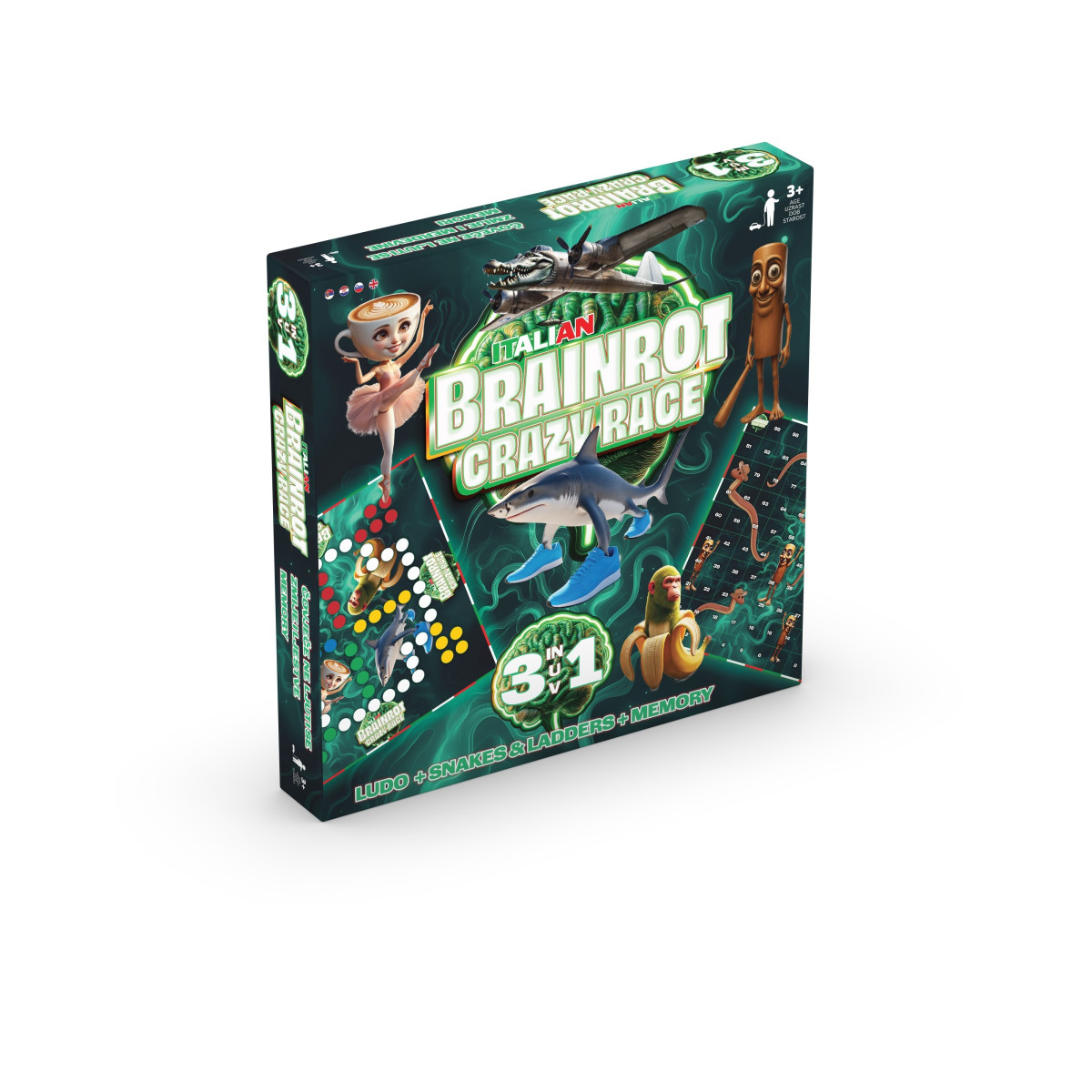Družabna igra Brainrot Crazy Race 
