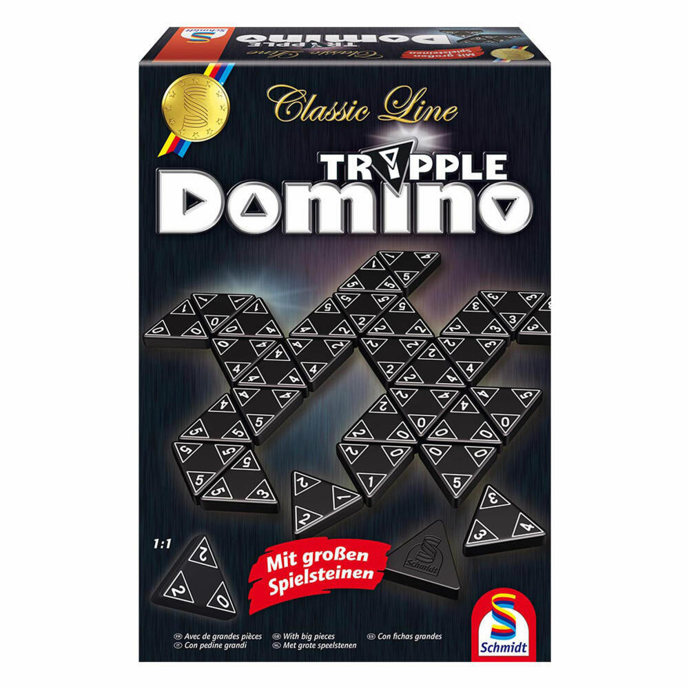 Schmidt družabna igra Trojna domina 