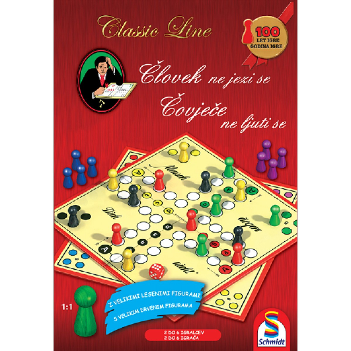 Schmidt žepna igra Človek ne jezi se 