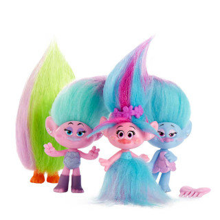 Trolls Mesto trolov set 4 figur 