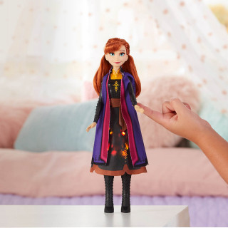 Frozen 2 svetleča modna lutka Anna 