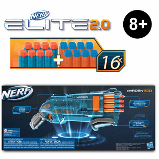 Nerf Elite 2.0 Warden DB 8 ročni metalec 
