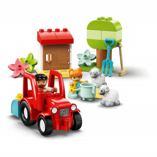 LEGO Duplo traktor in nega živali 