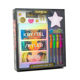 Rainbow High set holografski dnevnik 