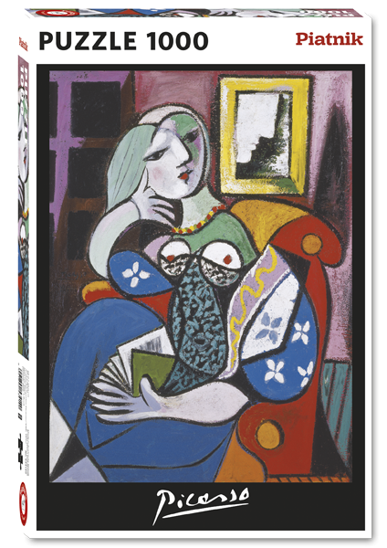 Piatnik puzle Picasso Ženska s knjigo 