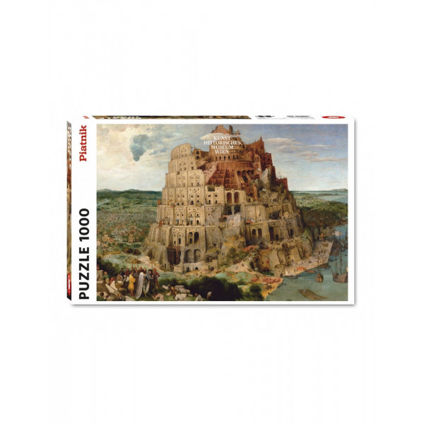 Piatnik puzzle Bruegel Babilonski stolp 