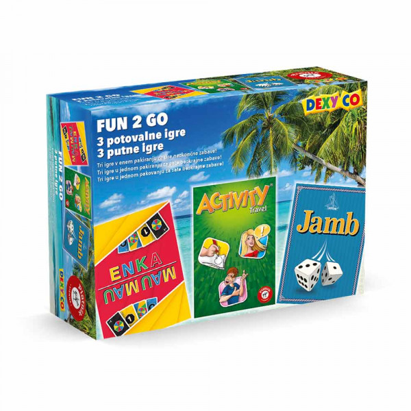 Piatnik Fun 2 GO set 3 potovalnih iger 