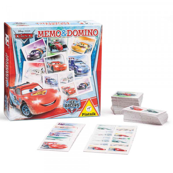 Piatnik Memo&Domino Disney Cars Iceracer 