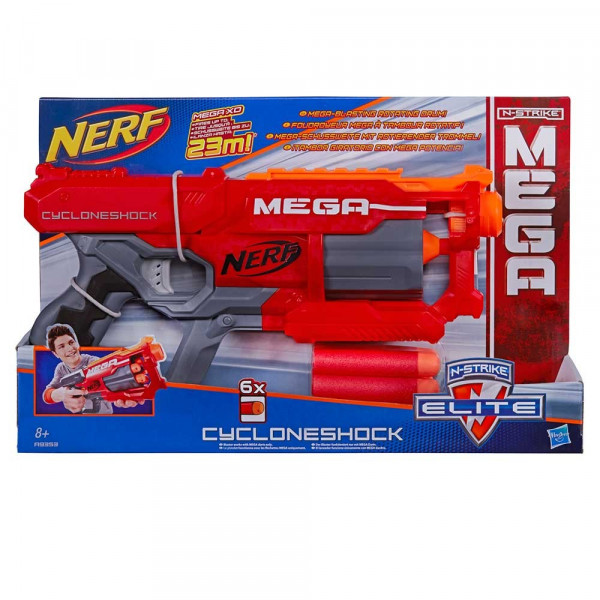 Nerf Mega Cycloneshock ročni metalec 