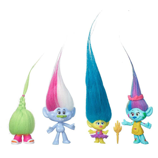 Trolls Mesto trolov set 4 figur 