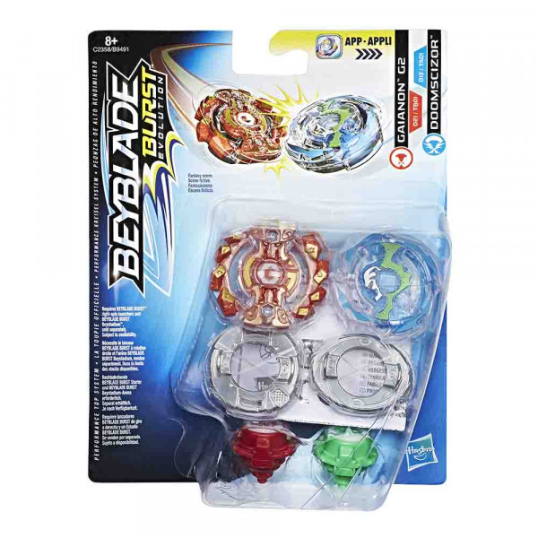 Beyblade dvojno pakiranje G2-Doomscizor 