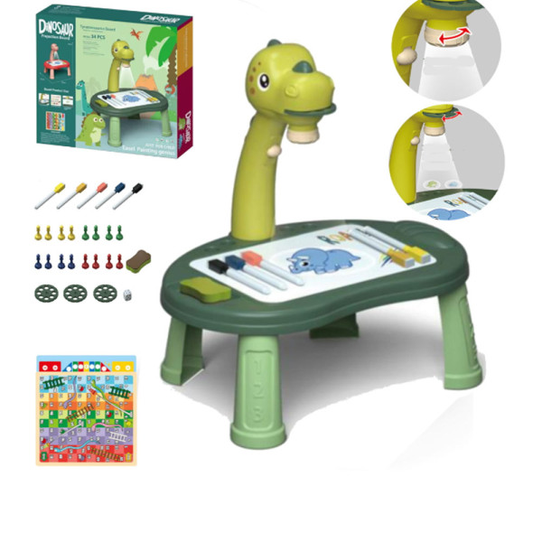 Dino mizica s projektorjem 34-delni set 