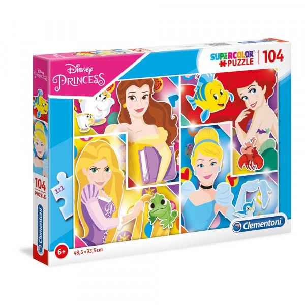 Clementoni puzzle 104 kos - Princess 