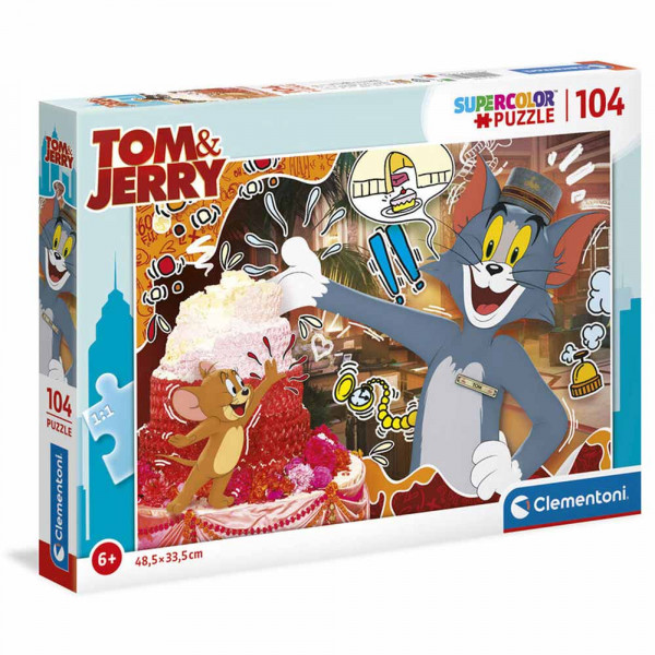 Clementoni puzzle 104 kos - Tom & Jerry 
