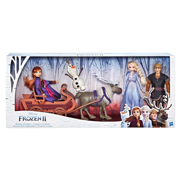 Frozen 2 set petih lutk s sankami 