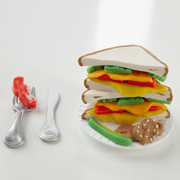 Play-Doh kuhinja ustvarjalni sendviči 