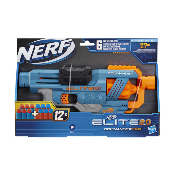 Nerf Elite 2.0 Commander RC 6 metalec 