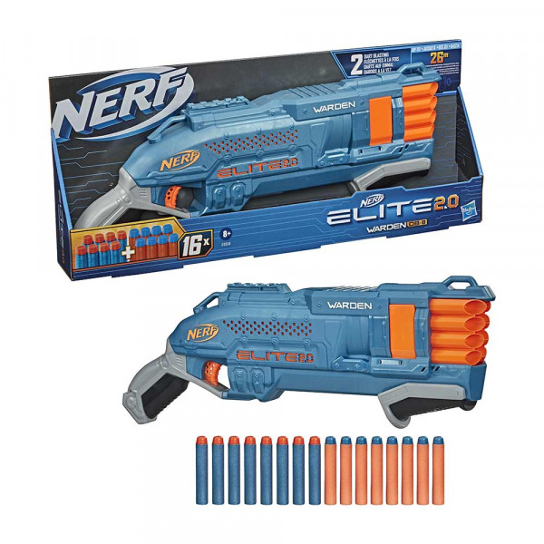 Nerf Elite 2.0 Warden DB 8 ročni metalec 