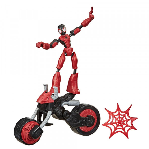 Spider-Man Bend & Flex figura z vozilom 