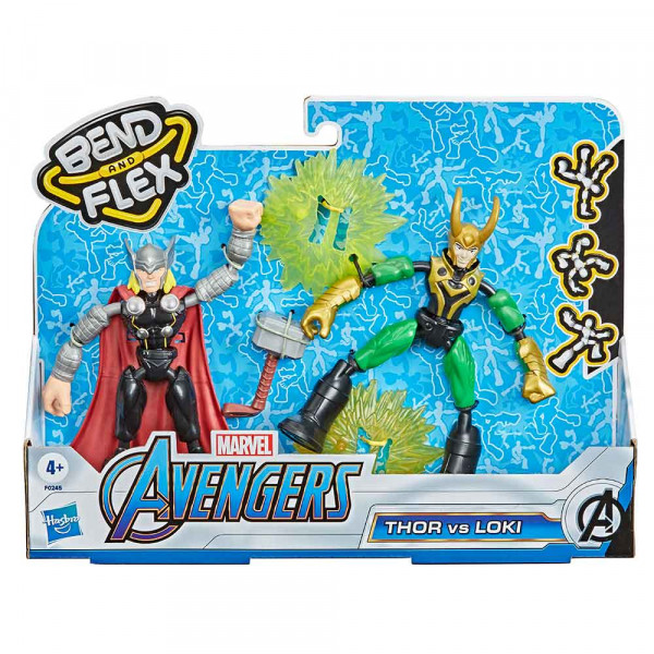 Avengers Bend & Flex bojni set 2 figur 