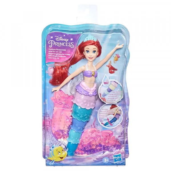 Disney Princess mavrična lutka Ariela 