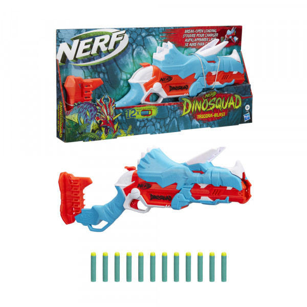 Nerf Dino Squad Tricerblast metalec 