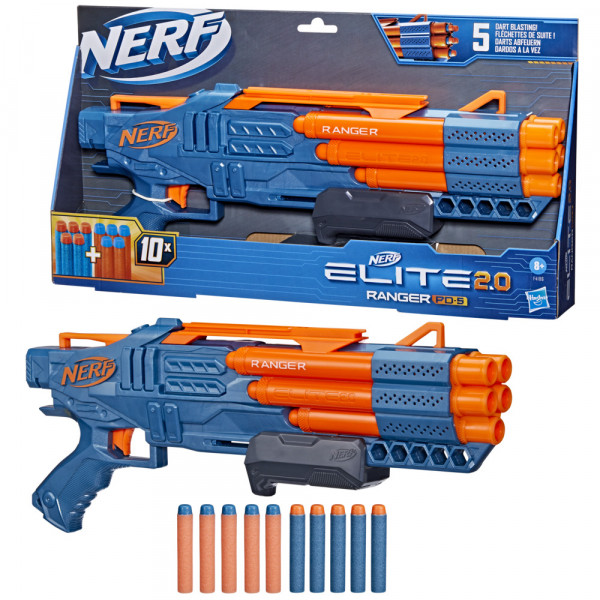 Nerf Elite 2.0 Ranger PD 5 ročni metalec 