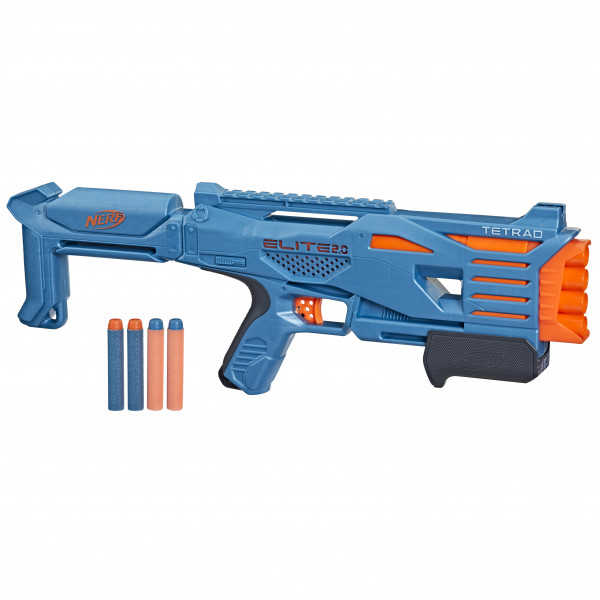 NERF ELITE 2.0 TETRAD QS 4 metalec 