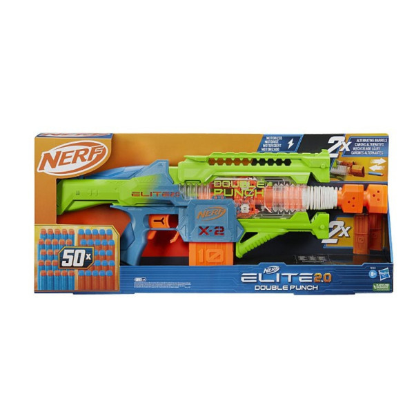 Nerf Elite Double Punch ročni metalec 